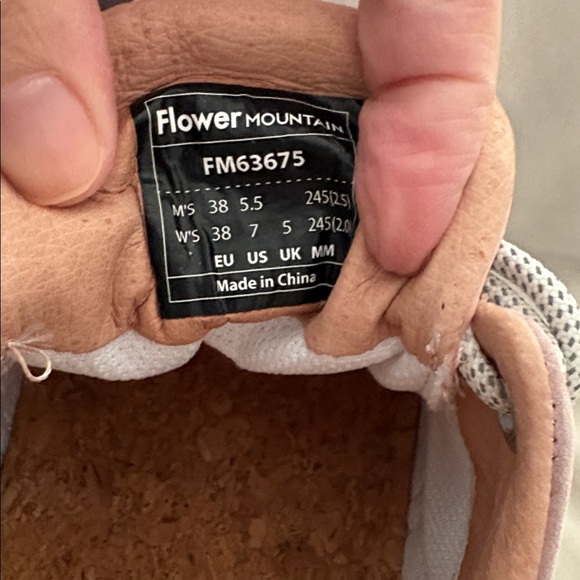 NWT Flower Mountain Yamano 3 Sneaker in Cipria Beige - Picture 11 of 14